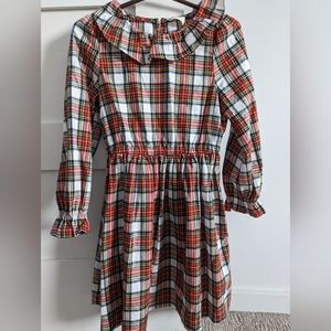 Girls Crewcuts plaid holiday dress